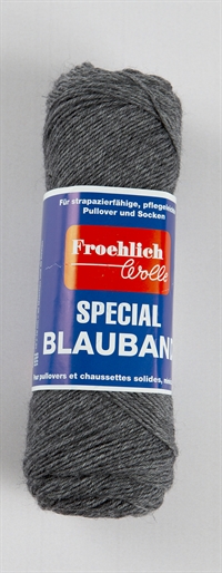 0004 Mørkegrå, Blauband fra Froehlich Wolle